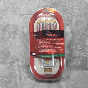 Rocketfish 8FT HD Component Video Stereo Audio Gaming Cable‎ Xbox 360